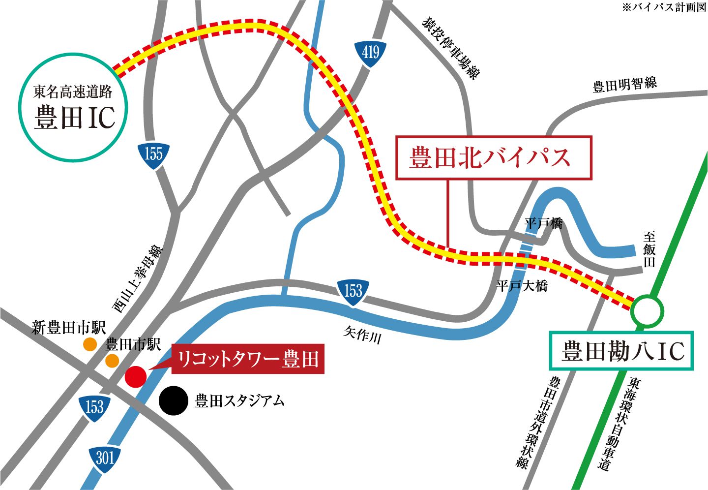 ※バイパス計画図